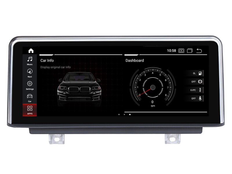 Autoradio tactile Android 10.0 et Apple Carplay BMW Série 1 F20 de 2017 à 2020