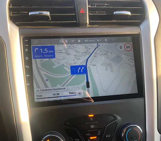 Ecran tactile QLED GPS Apple Carplay et Android Auto sans fil Ford Mondeo de 2014 à 2019