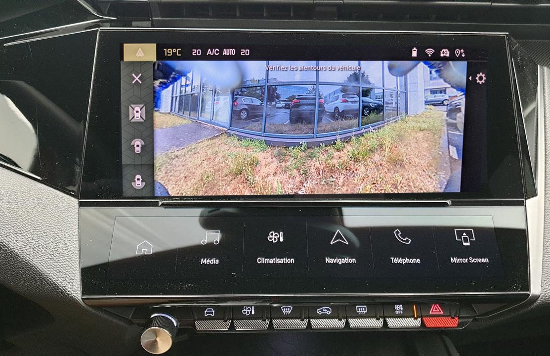 Interface Multimédia vidéo pour caméra compatible Peugeot 308 depuis 2021