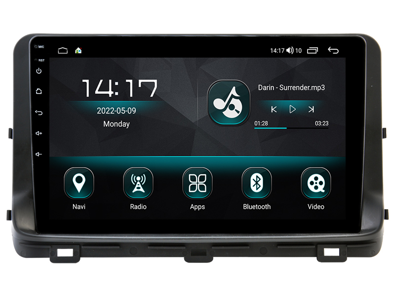 Ecran tactile QLED GPS Apple Carplay et Android Auto sans fil Kia Cee\'d depuis 2019