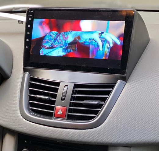 Autoradio tactile GPS Android 13.0 Apple CarPlay USB Peugeot 207