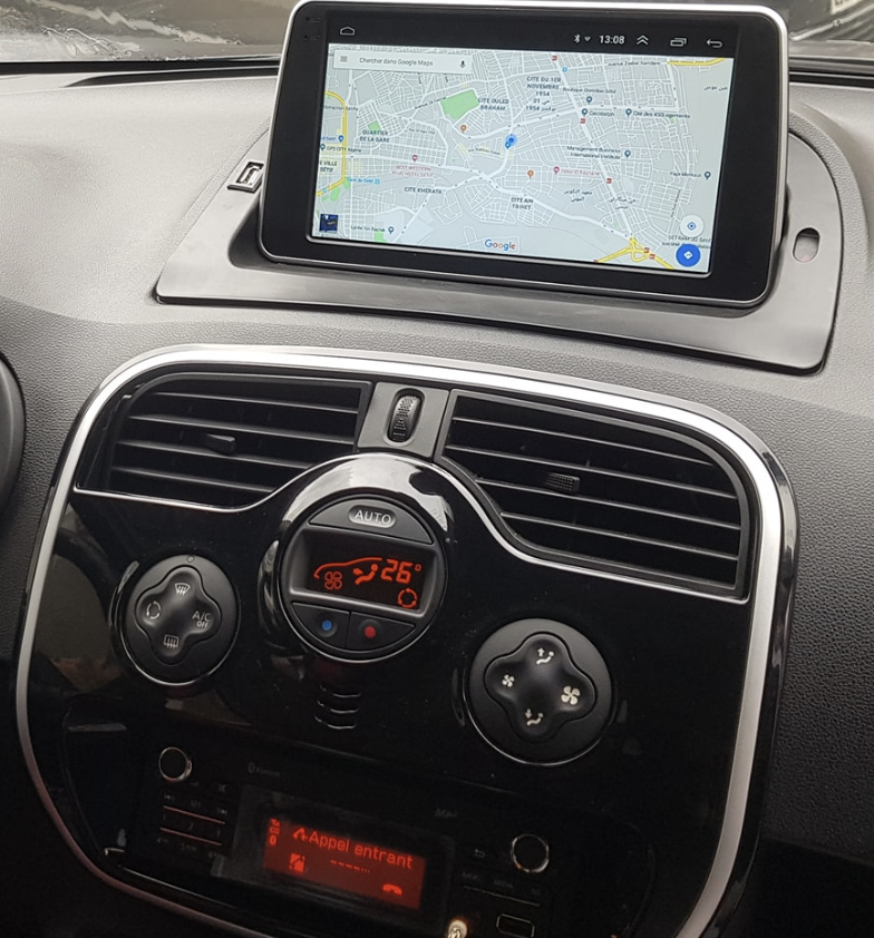 Ecran tactile QLED GPS Apple Carplay et Android Auto sans fil Renault Kangoo de 2013 à 2021