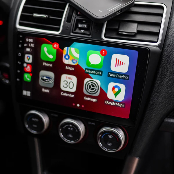 Ecran tactile QLED GPS Apple Carplay et Android Auto sans fil Subaru Forester, WRX, Levorg et XV de 2013 à 2018