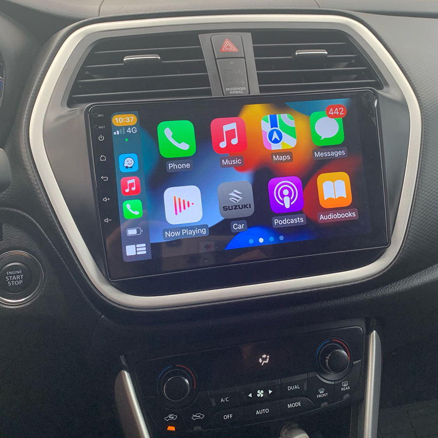 Ecran tactile QLED GPS Apple Carplay et Android Auto sans fil Suzuki SX4 S-Cross de 2013 à 2021