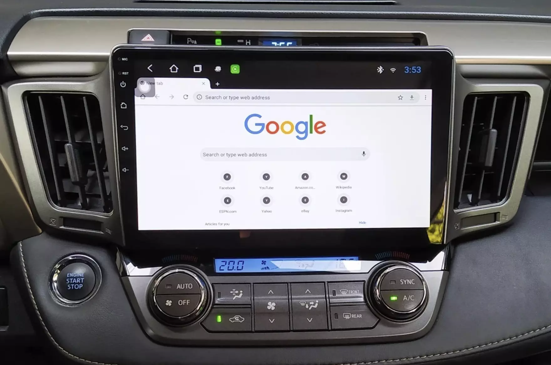 Autoradio Android Auto Toyota RAV4