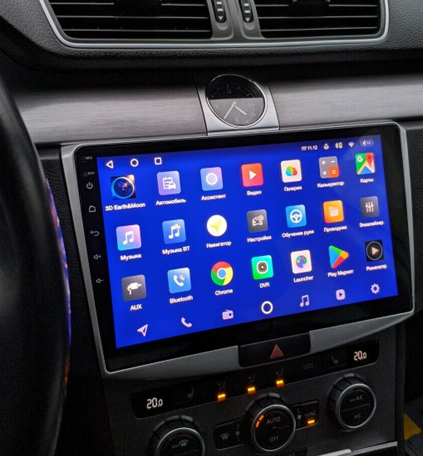 Ecran tactile QLED GPS Apple Carplay et Android Auto sans fil Volkswagen Passat de 2010 à 2015