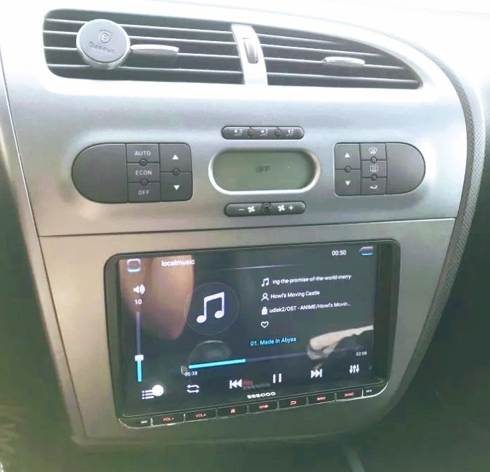 Autoradio tactile GPS Android 11.0 et Apple Carplay Seat Leon, Alhambra, Altea, Altea XL et Toledo