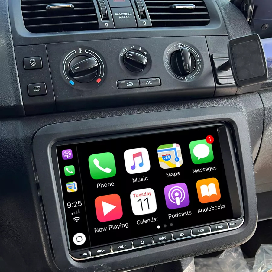 Autoradio tactile GPS Android 11.0 et Apple Carplay Skoda Octavia, Fabia, Yeti, Superb, Roomster et Rapid