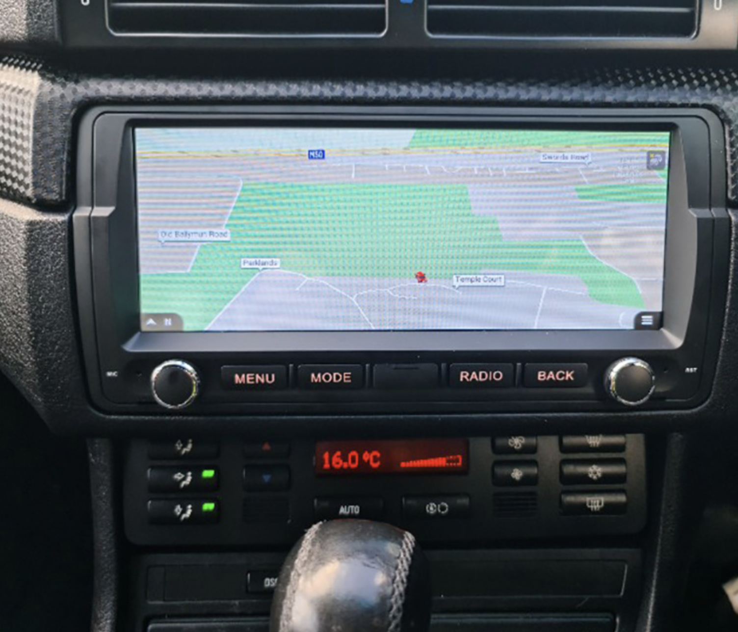 Autoradio tactile 22cm GPS Android 12.0 et Apple Carplay sans fil BMW Série 3 E46 de 1998 à 2007