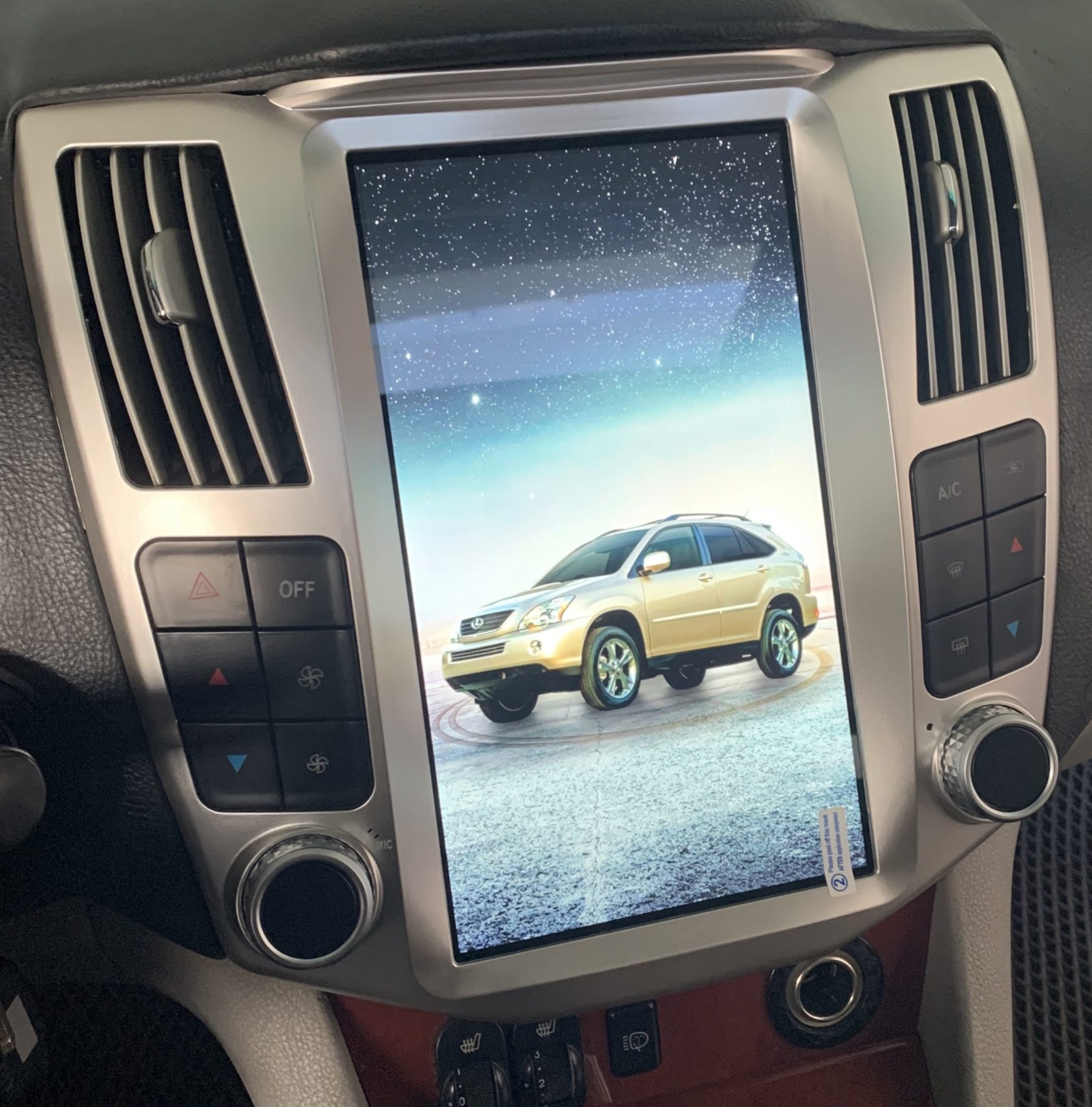 Tablette tactile 30cm GPS Android, Carplay Lexus RX300 RX330 RX350 RX400H