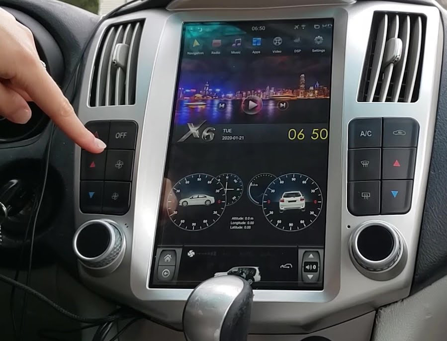 Tablette tactile 30cm GPS Android, Carplay Lexus RX300 RX330 RX350 RX400H