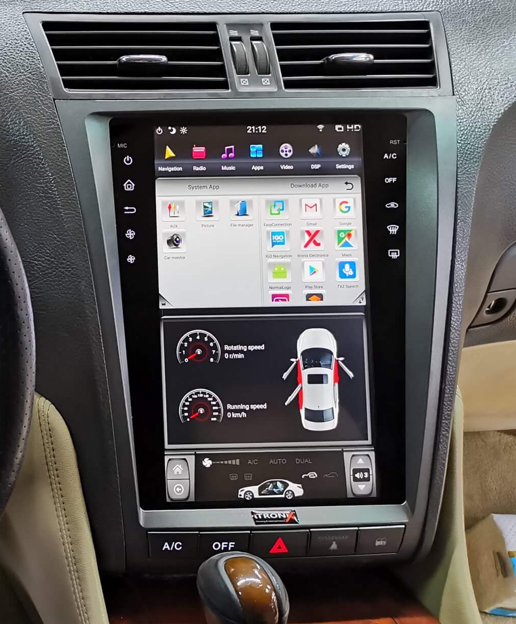 Tablette tactile GPS Android, Carplay Lexus GS300 GS350 GS400 GS430 GS450H