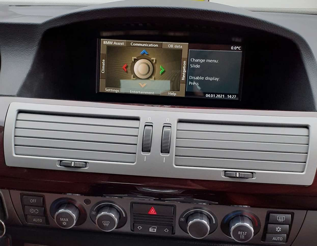 Autoradio tactile Android 10.0 GPS Carplay sans fil BMW Série 7 E65/E66 de 2001 à 2008