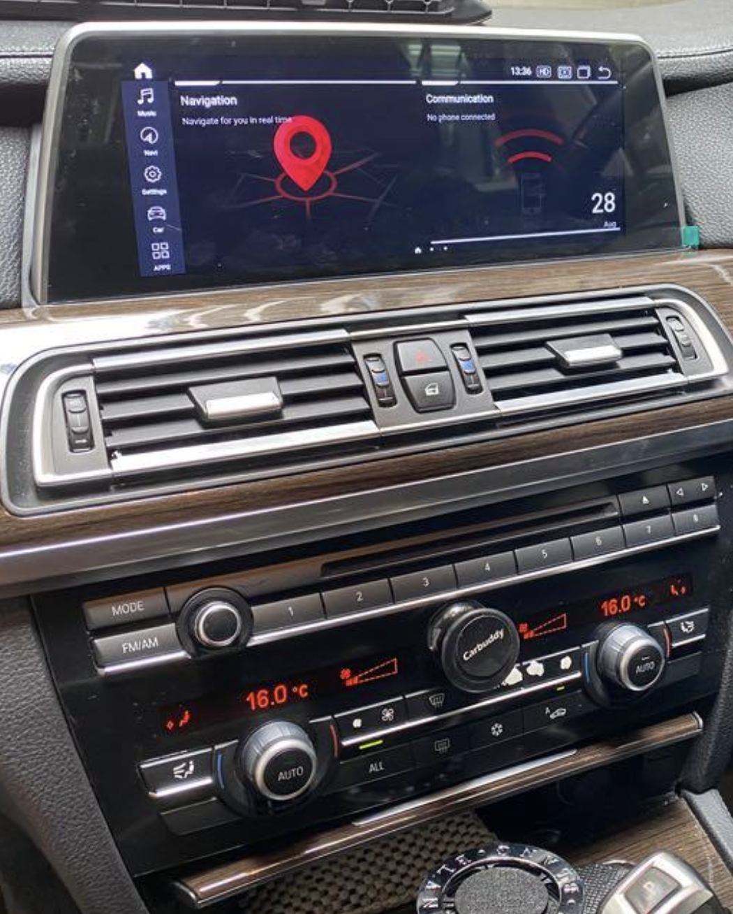 Autoradio tactile Android 10.0 et Apple Carplay BMW Série 7 F01 F02 de 2009 à 2015