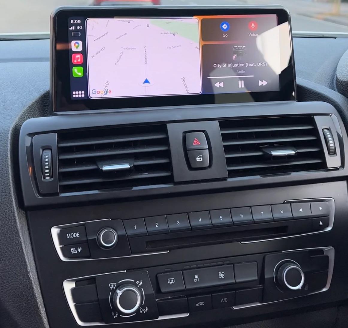 Autoradio tactile Android 13.0 et Apple Carplay BMW Série 1 F20 de 2012 à 2020