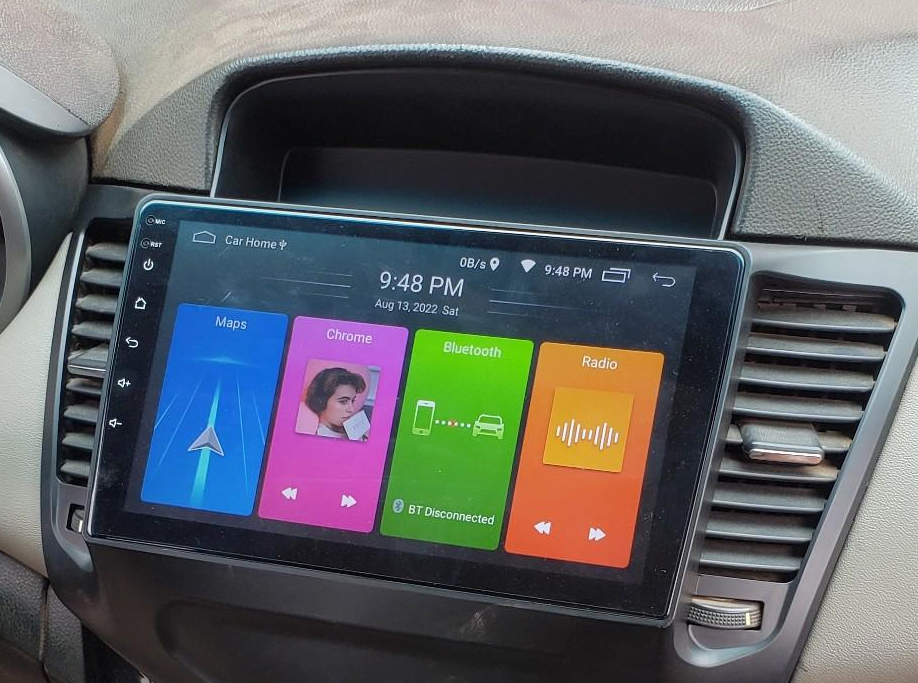 Ecran tactile QLED GPS Apple Carplay et Android Auto sans fil Chevrolet Cruze de 2009 à 2013