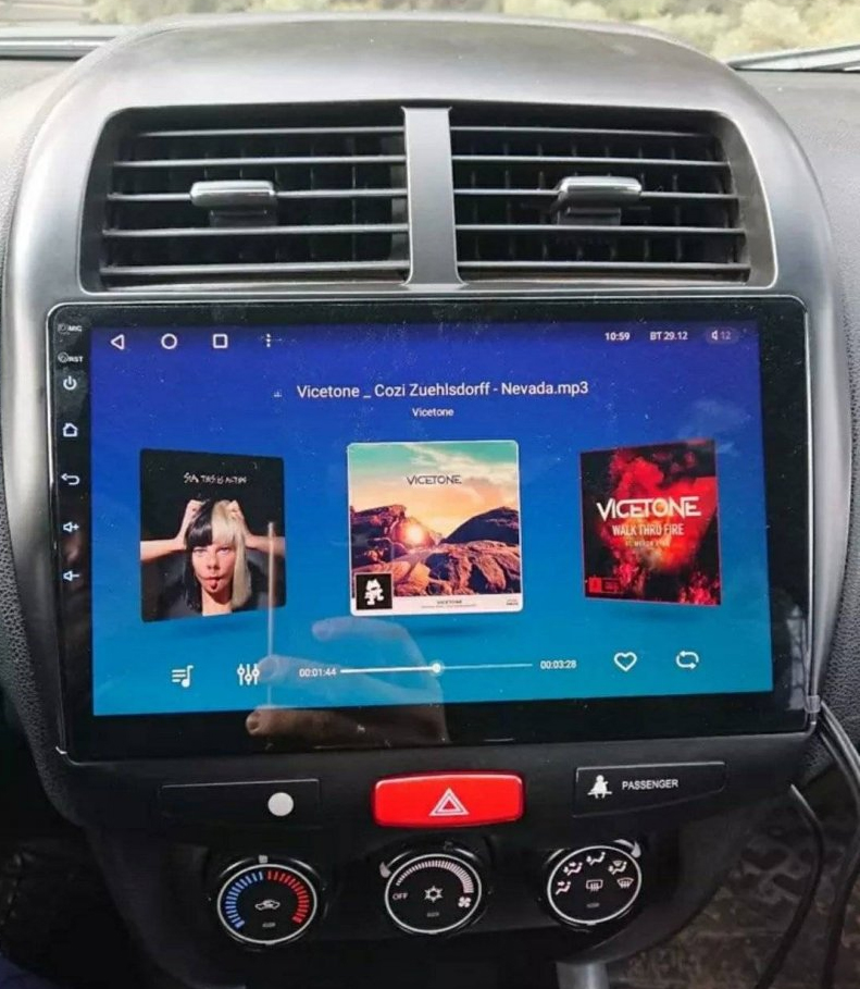 Ecran tactile QLED GPS Apple Carplay et Android Auto sans fil Mitsubishi ASX de 2010 à 2020