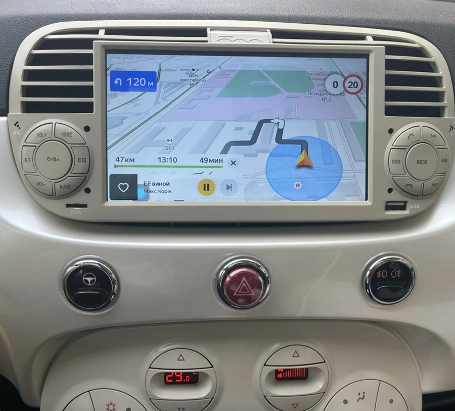 Avis et commentaires de Autoradio tactile GPS et Apple Carplay Fiat Bravo -  HighTech-Privee