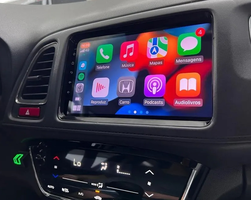 Ecran tactile QLED GPS Apple Carplay et Android Auto sans fil Honda HR-V de 2015 à 2021