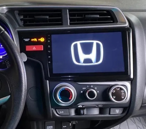 Ecran tactile QLED GPS Apple Carplay et Android Auto sans fil Honda Jazz de 2014 à 2020