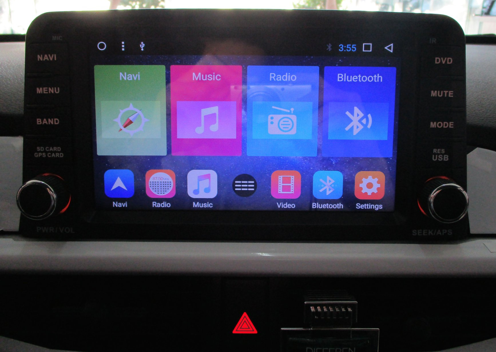 Autoradio tactile GPS Android 12.0 et Apple Carplay Kia Picanto depuis 2017