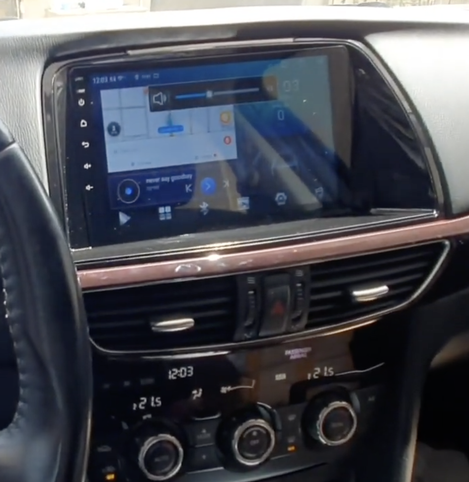 Ecran tactile QLED GPS Apple Carplay et Android Auto sans fil Mazda 6 de 2013 à 2017