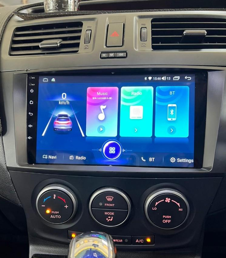 Ecran tactile QLED GPS Apple Carplay et Android Auto sans fil Mazda 5 de 2009 à 2012
