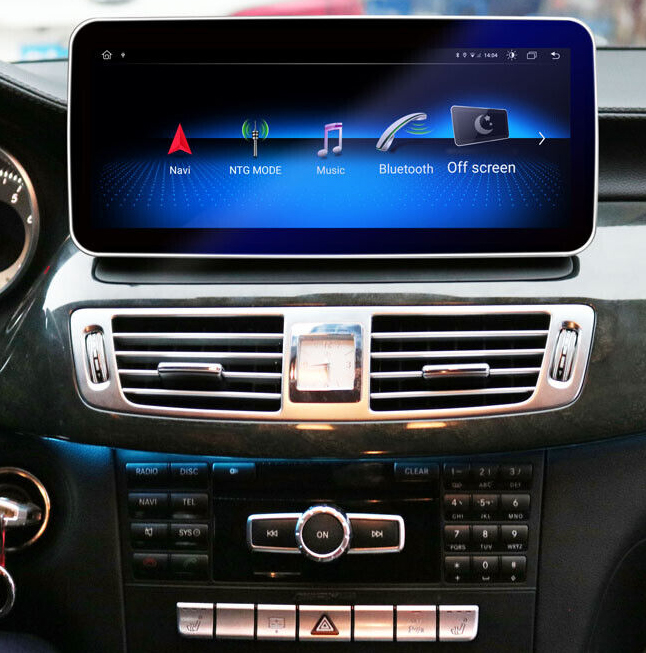 Autoradio tactile Android 12.0 et Apple Carplay sans fil Mercedes CLS de 2012 à 2017