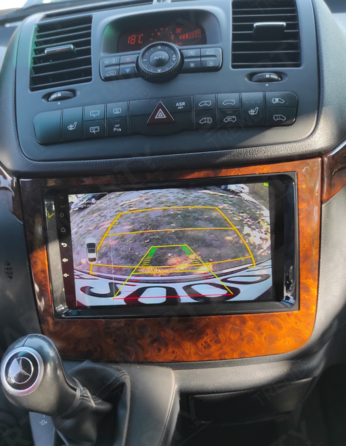 Ecran tactile QLED GPS Android 13.0 et Apple Carplay Mercedes Vito Viano