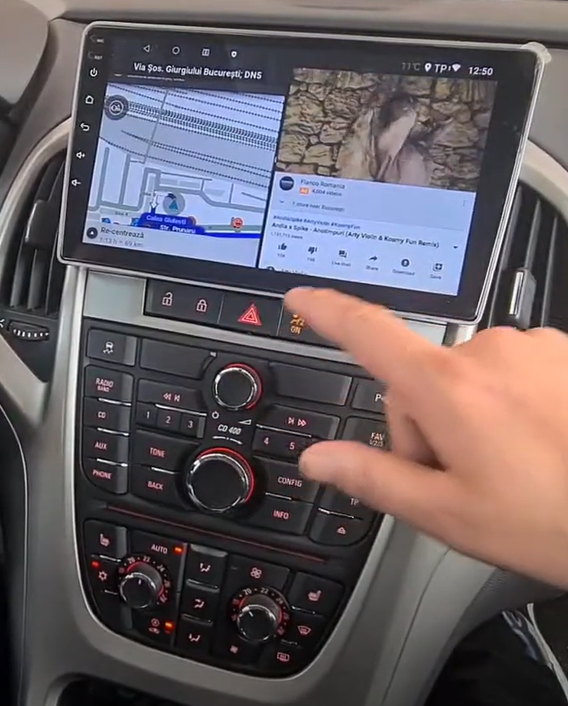 Ecran tactile QLED GPS Apple Carplay et Android Auto sans fil Opel Astra J de 2009 à 2014
