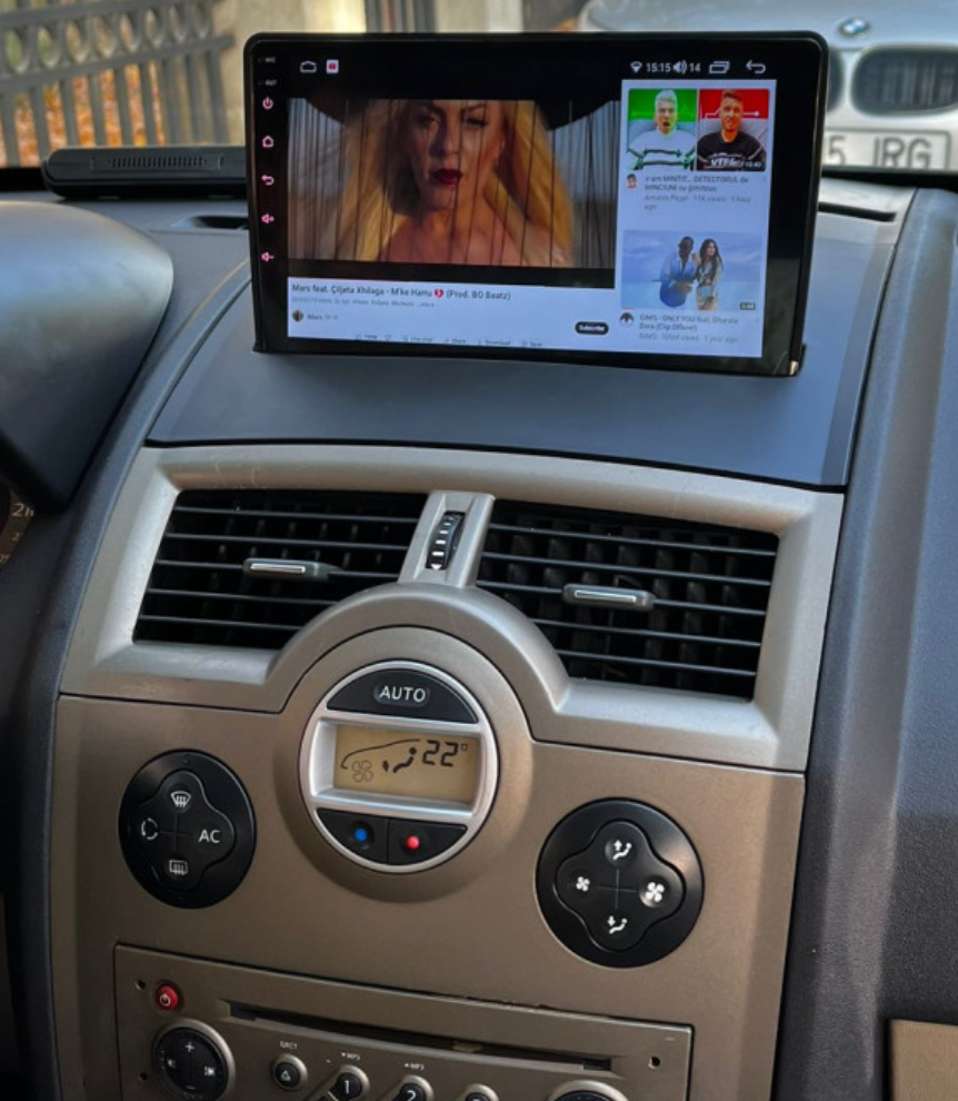 Ecran tactile QLED GPS Apple Carplay et Android Auto sans fil Renault Megane 2 et Megane II CC