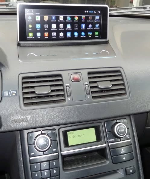 Ecran tactile Android avec Apple Carplay sans fil Volvo XC90 de 2007 à 2014