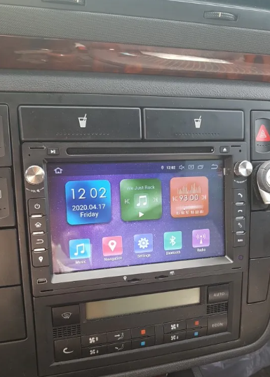 Autoradio tactile GPS Android 12.0 et Apple Carplay Volkswagen Fox Sharan Transporter Polo Golf Bora Lupo et Passat