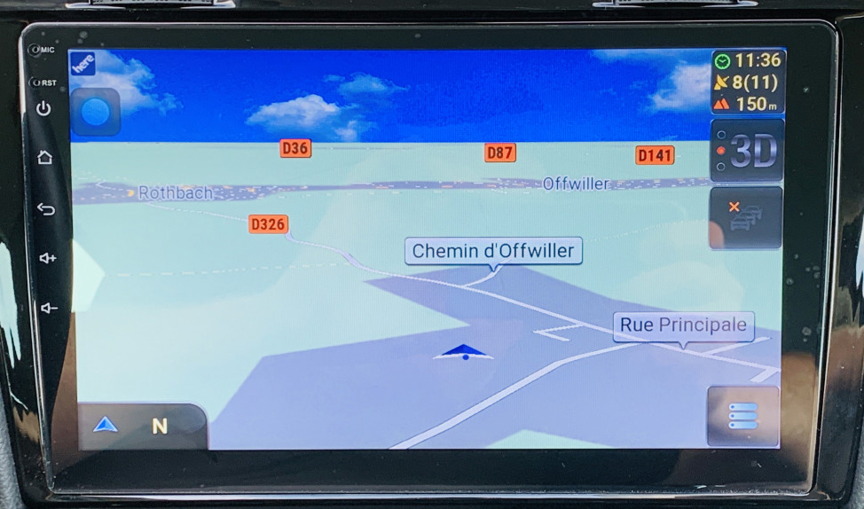 Ecran tactile QLED GPS Apple Carplay et Android Auto sans fil Volkswagen Polo Golf Passat Tiguan Touran Transporter T-Roc T-Cross et Arteon
