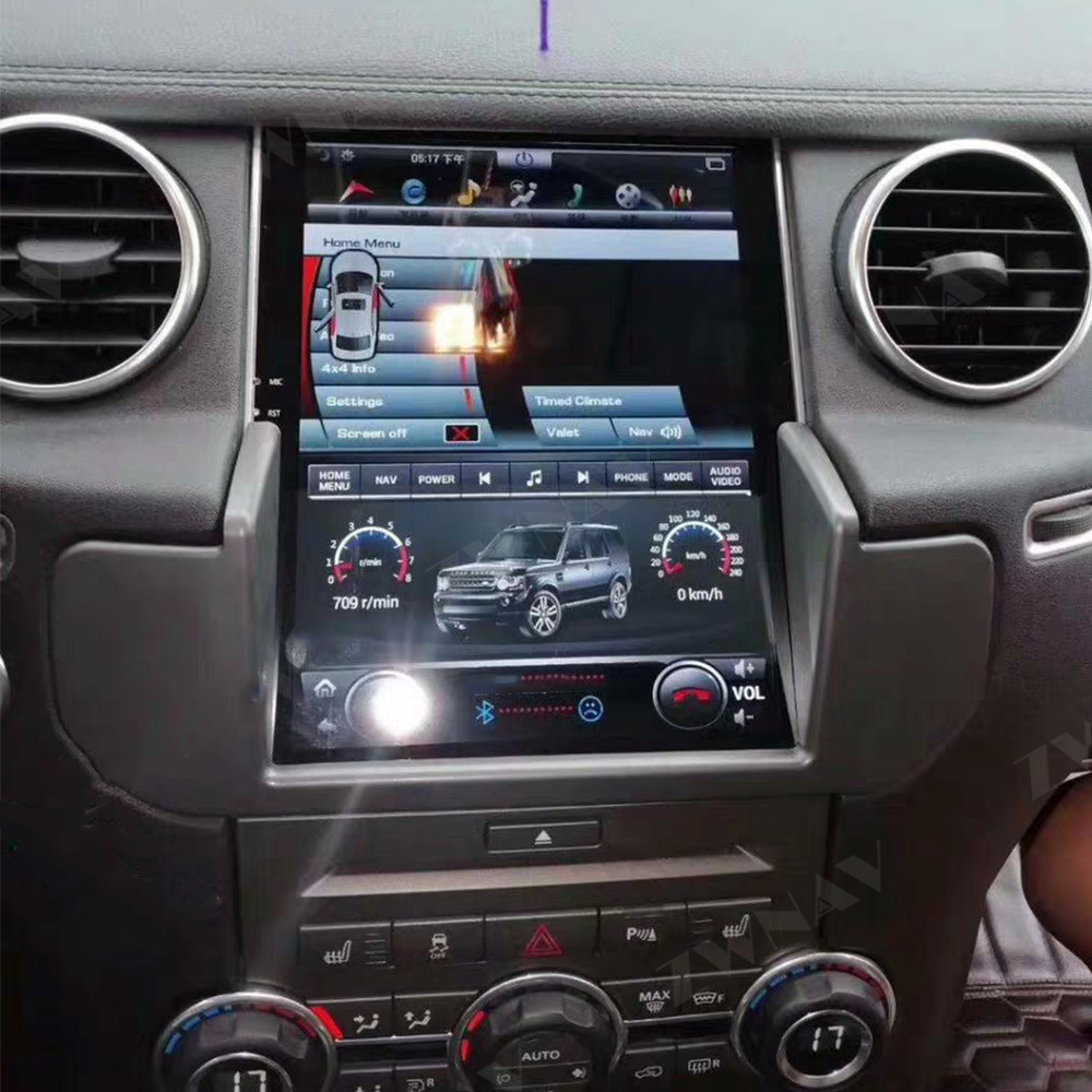 Autoradio tactile GPS Android Auto et Apple Carplay Land Rover Discovery 4 de 2009 à 2016