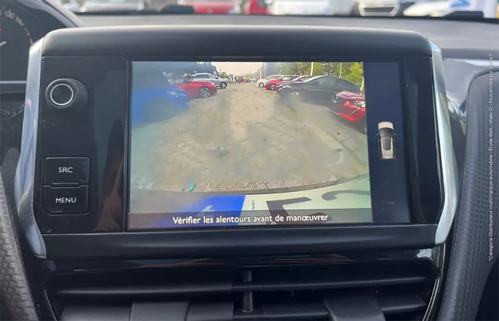 Interface Multimédia vidéo pour caméra compatible Peugeot 208 et 2008 de 2012 à 2018