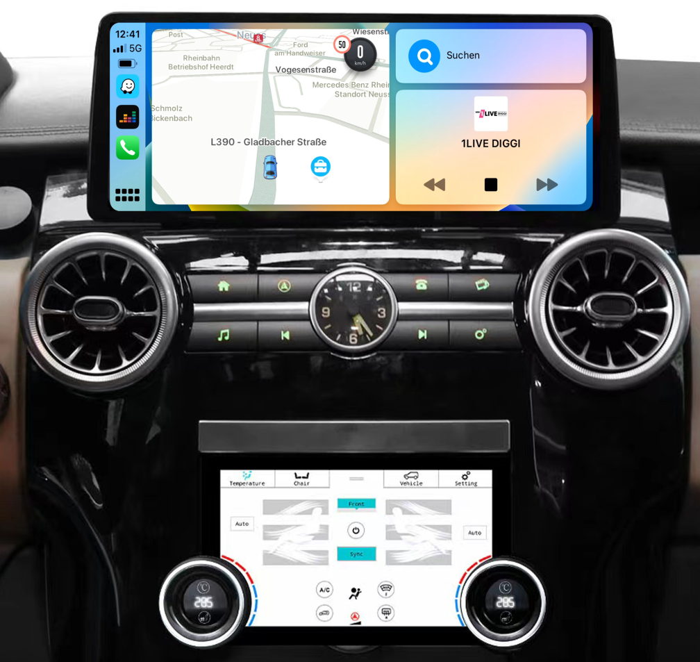 Ecran tactile 31cm GPS Android 13.0 et Apple Carplay Land Rover Discovery 4 de 2009 à 2016
