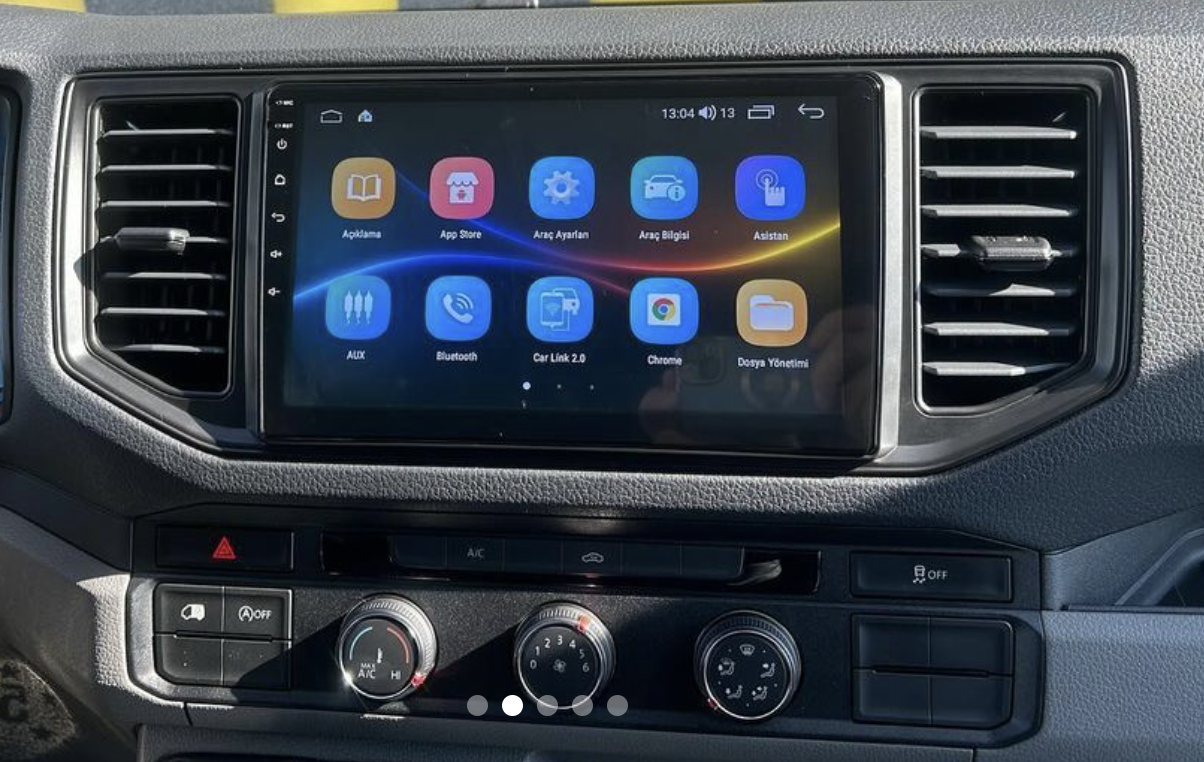 Ecran tactile QLED GPS Apple Carplay et Android Auto sans fil Volkswagen Crafter de 2017 à 2021