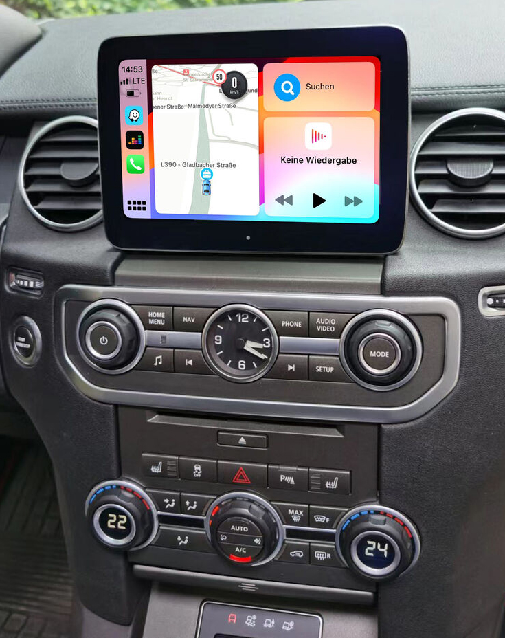 Ecran tactile Android Auto et Apple Carplay sans fil Land Rover Discovery 4 de 2009 à 2016
