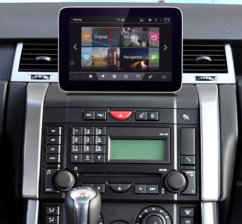 Ecran tactile 26 cm Android Auto et Apple Carplay sans fil Range Rover Sport de 2005 à 2009