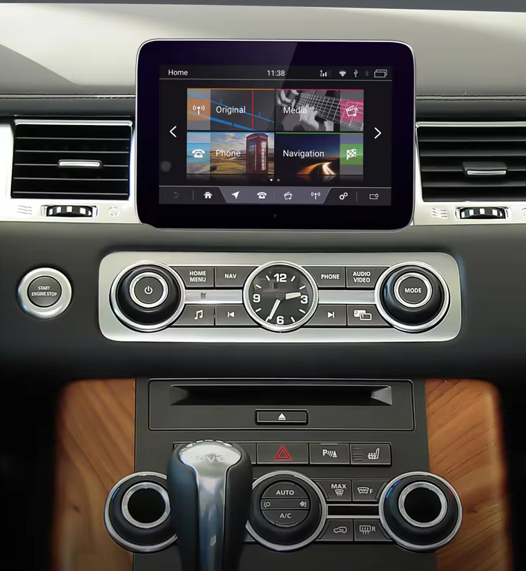 Ecran tactile 26 cm Android Auto et Apple Carplay sans fil Range Rover Sport de 2010 à 2013