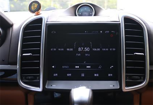 Autoradio tactile GPS Android et Apple Carplay Porsche Cayenne de 2010 à 2016