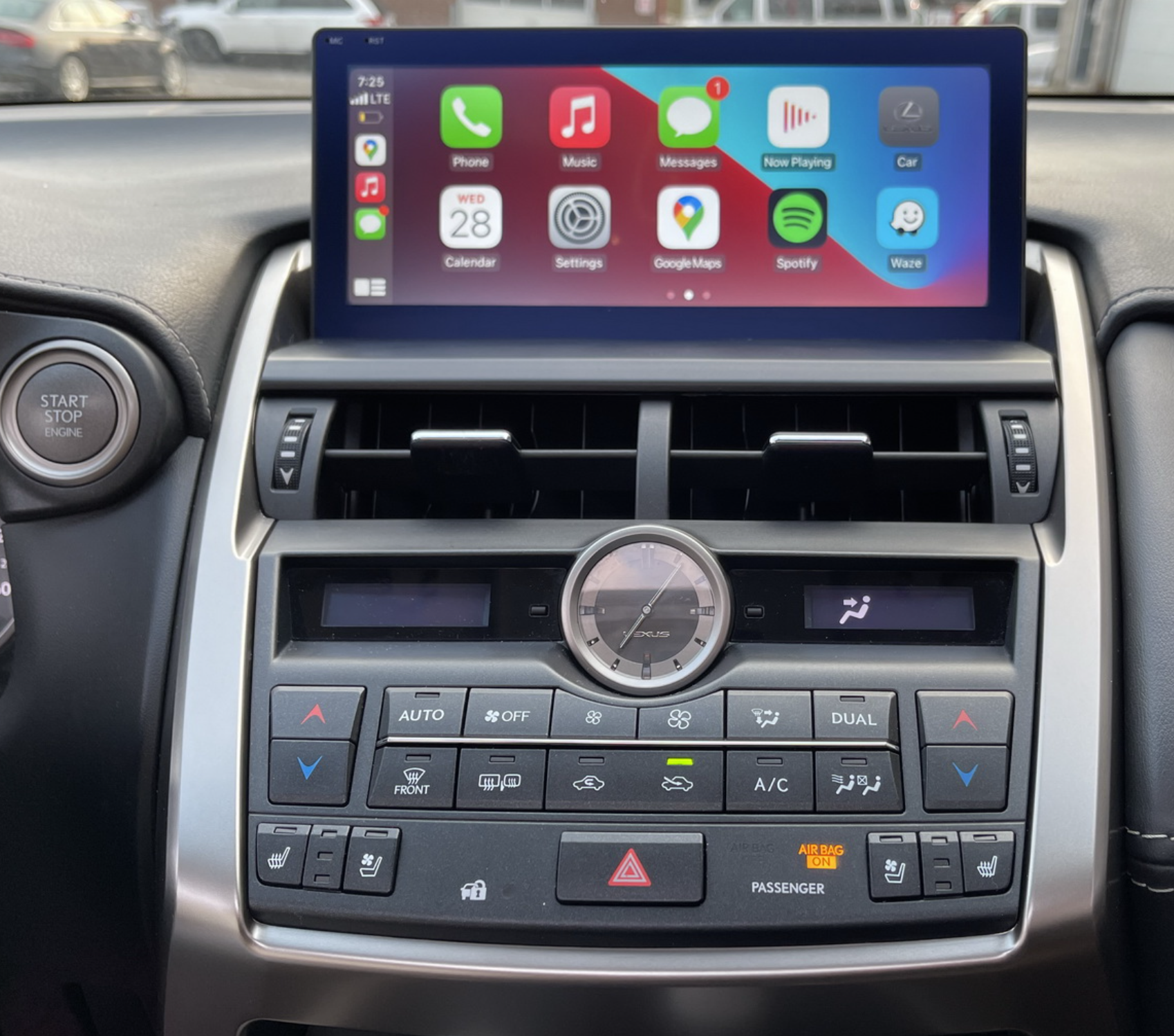 Autoradio écran tactile GPS Android 13.0 et Apple Carplay Lexus NX200 NX200T 300h de 2014 à 2021