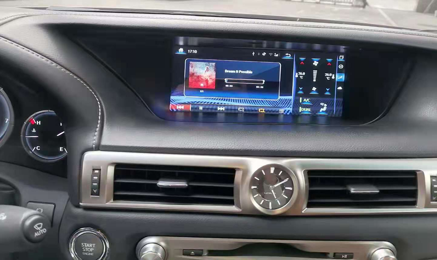 Autoradio écran tactile GPS Android 13.0 et Apple Carplay Lexus GS GS200 GS250 GS300 GS350 GS450 de 2012 à 2016