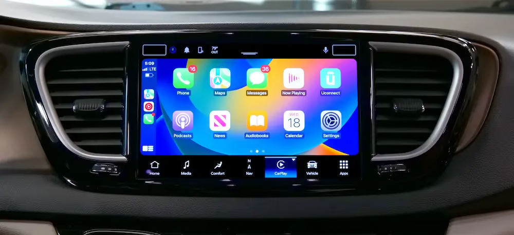 Apple CarPlay sur Chrysler