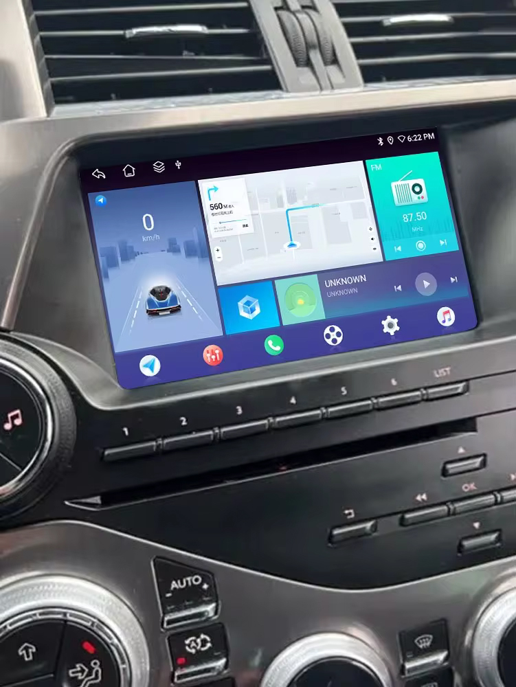 Autoradio tactile GPS Android 14.0 et Apple Carplay Citroën DS5 de 2011 à 2018