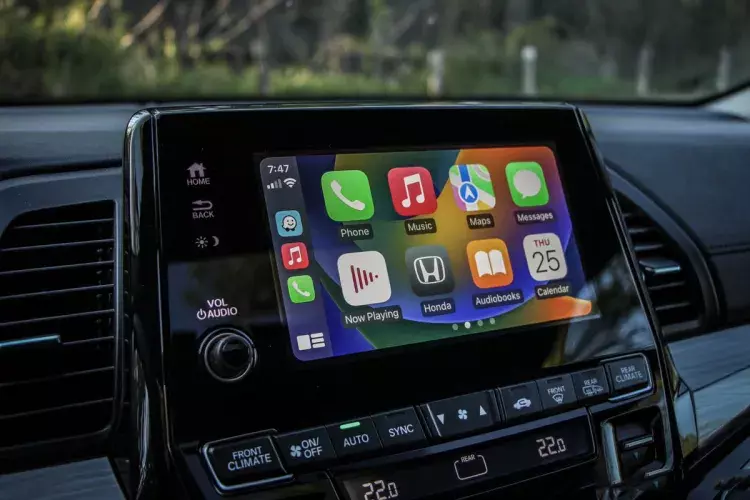 Apple CarPlay sur écran tactile Honda CR-V