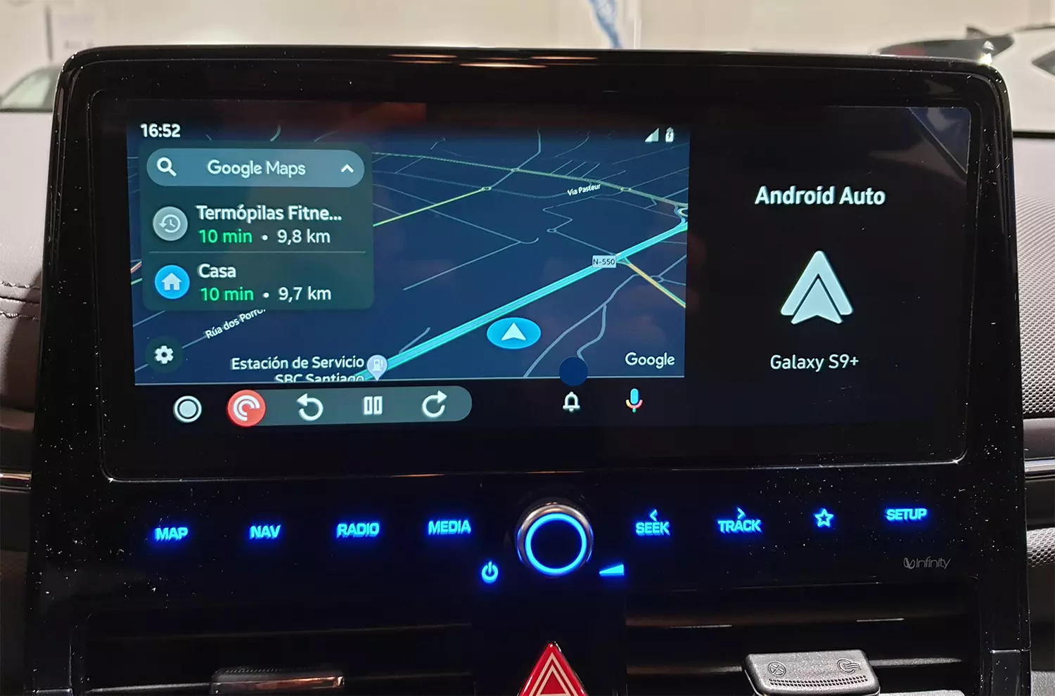 Interface CarPlay Android Auto Hyundai | Upgrade Ecran d'origine BlueLink