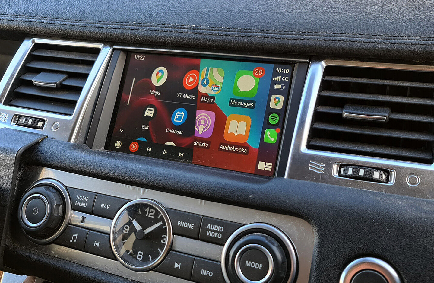 Boîtier CarPlay & Android Auto Sans Fil pour Range Rover Sport (2009-2012) - Compatible Écran d\'Origine