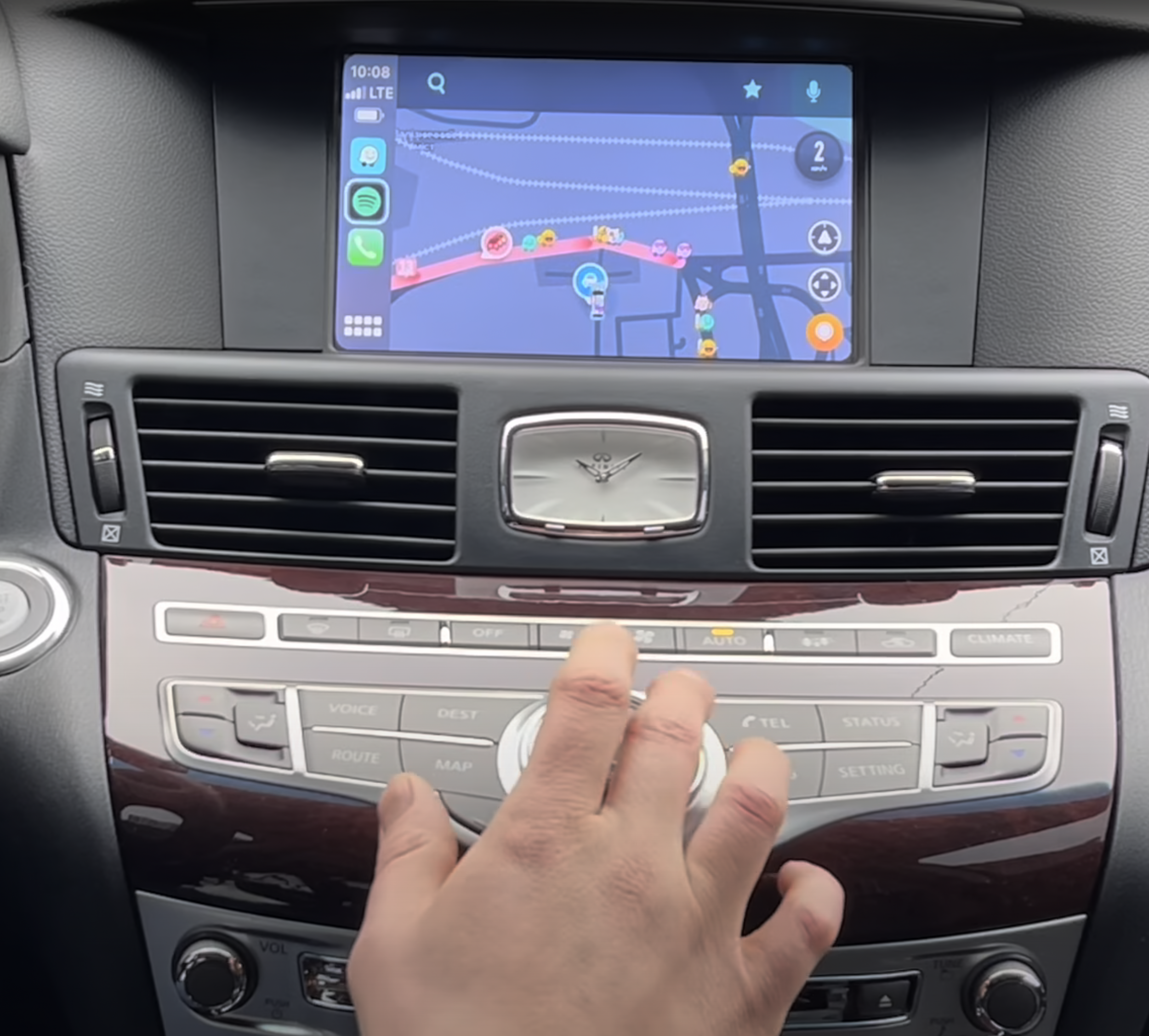 Apple CarPlay sur écran dual HD Infiniti QX60